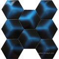 High Quality Blue White Cement Mosaic Tile for Floor